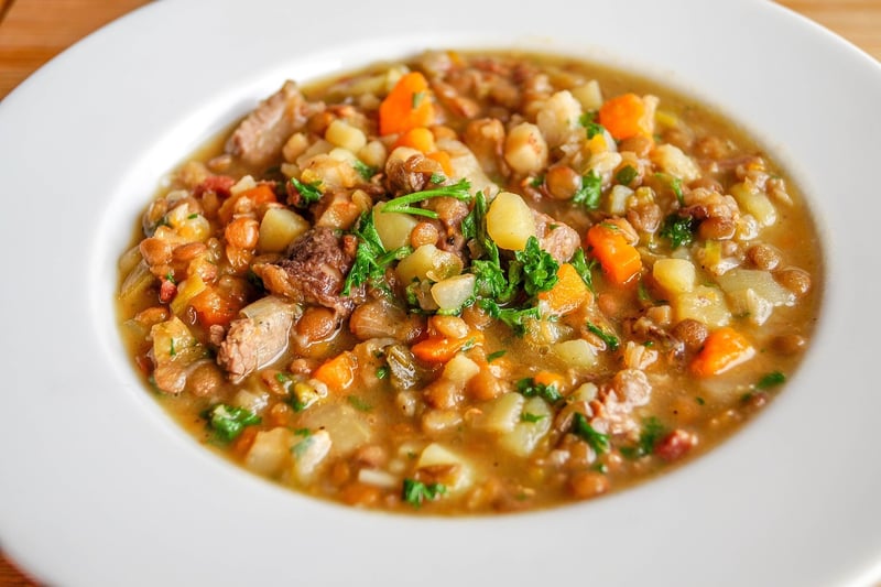 Lentil Soup with Whole Grain Bread